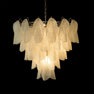Glass Teardrop Chandelier