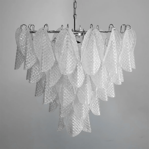 Glass Teardrop Chandelier