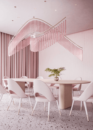 Rivella Cascade Fringe Chandelier