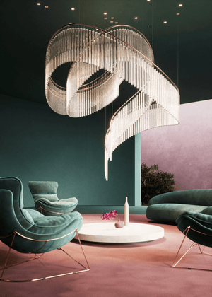 Rivella Cascade Fringe Chandelier