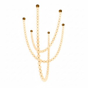 Pearl Glass Necklace Balls Chandelier