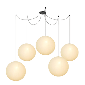 Round Washi Paper Pendant Light