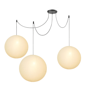 Round Washi Paper Pendant Light