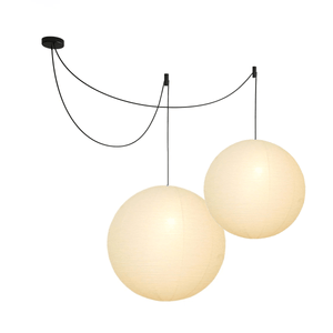 Round Washi Paper Pendant Light