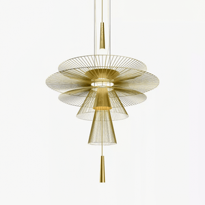Golden Radiance Chandelier