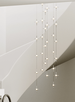 Starfall Staircase Chandelier