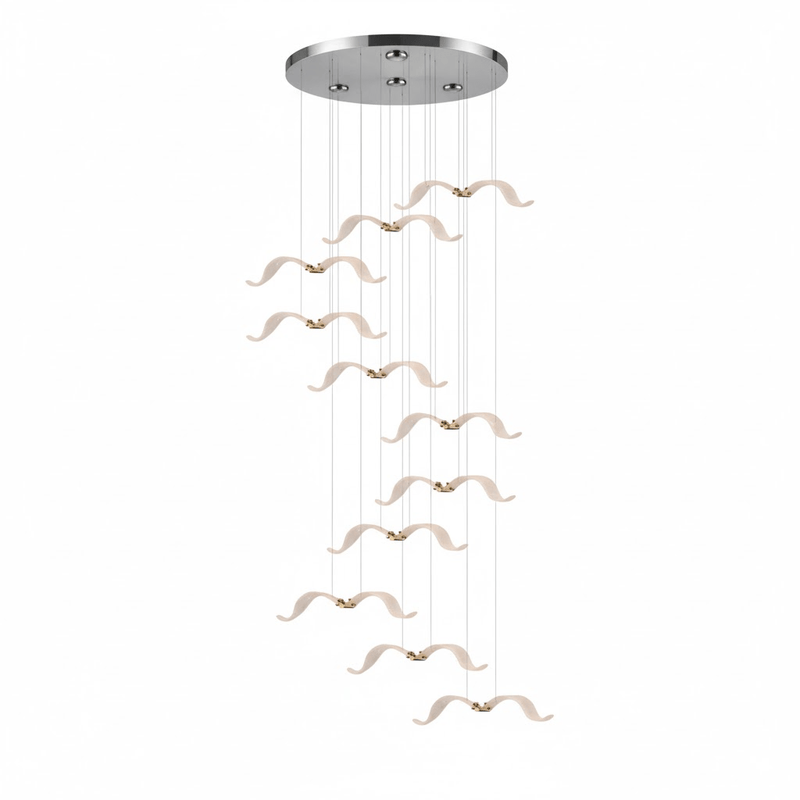 Large Seagull Chandelier