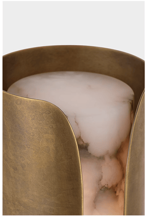 Cradled Alabaster Sconce