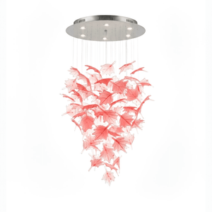 Multicolor Crystal Maple Leaf Chandelier