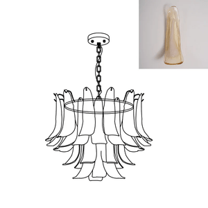 Murano Glass Leaf Chandelier