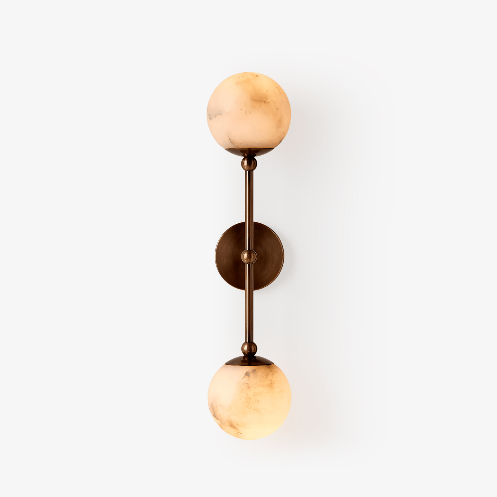 Celestial Double Alabaster Sconce