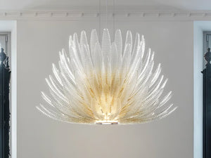Aurelia Glass Petal Chandelier