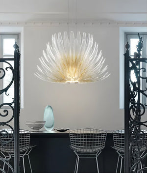 Aurelia Glass Petal Chandelier