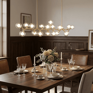 Molecular Glass Balls Chandelier