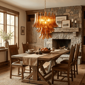 Emberwave Glass Chandelier