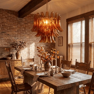 Emberwave Glass Chandelier