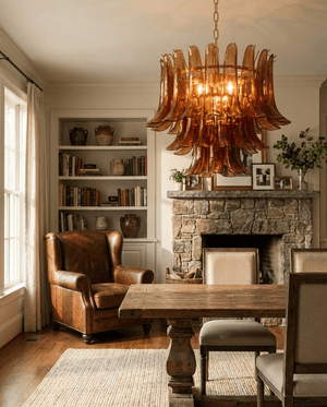 Emberwave Glass Chandelier
