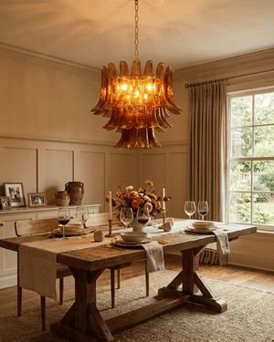Emberwave Glass Chandelier