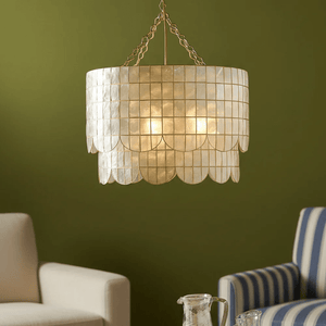 Capiz Wavecrest Chandelier