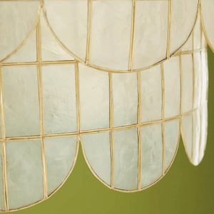 Capiz Wavecrest Chandelier