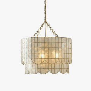 Capiz Wavecrest Chandelier