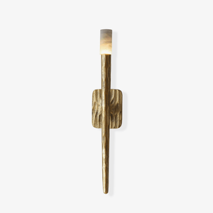 Aurelian Sculpted Alabaster Sconce