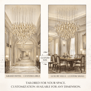 Vitara Glass Drop Chandelier