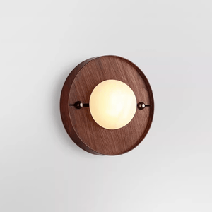 Bezel Alabaster Wall Lamp