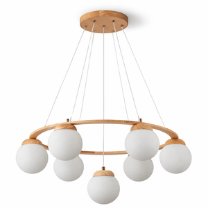 Miira Wood Chandelier
