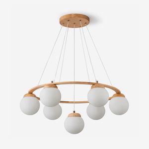Miira Wood Chandelier