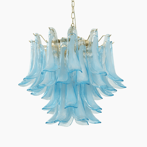 Azure Drift Glass Chandelier