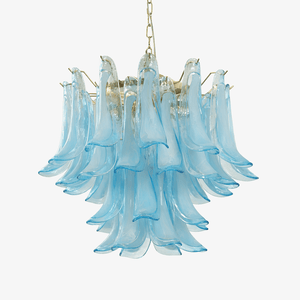Azure Drift Glass Chandelier
