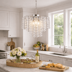 Ripple Column Chandelier