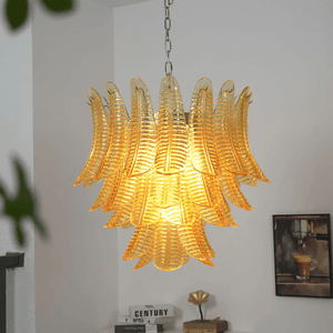 Aurelium Cascade Glass Chandelier