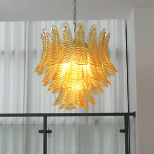 Aurelium Cascade Glass Chandelier