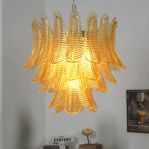 Aurelium Cascade Glass Chandelier