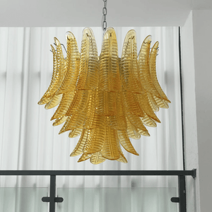 Aurelium Cascade Glass Chandelier