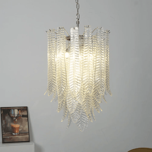 Silvae Veil Glass Chandelier