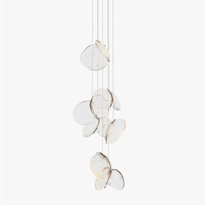 Luminous Glass Petals Pendant Lamp