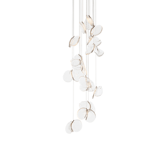 Luminous Glass Petals Pendant Lamp