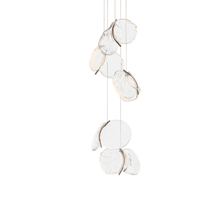 Luminous Glass Petals Pendant Lamp