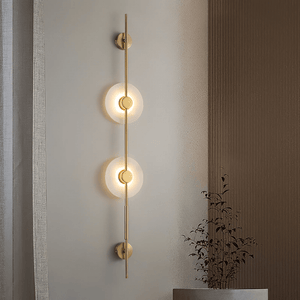 Alabaster Vertical Wall Sconce