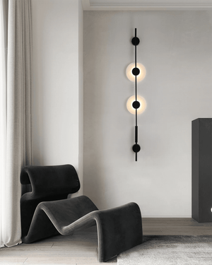 Alabaster Vertical Wall Sconce