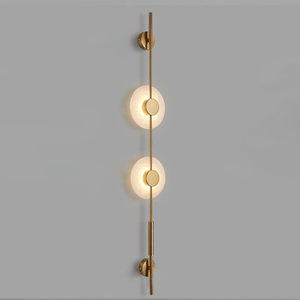 Alabaster Vertical Wall Sconce