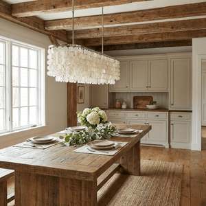 Liora Shell Linear Chandelier