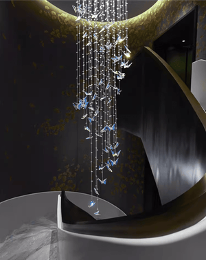 Crystalwing Butterfly Chandelier
