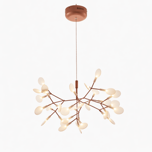 Rose Gold Firefly LED Chandelier