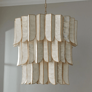 Cascara Shell Chandelier