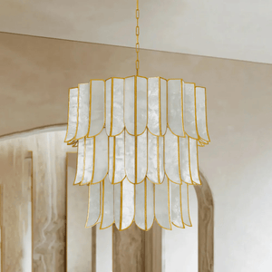 Cascara Shell Chandelier