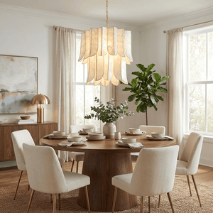 Cascara Shell Chandelier